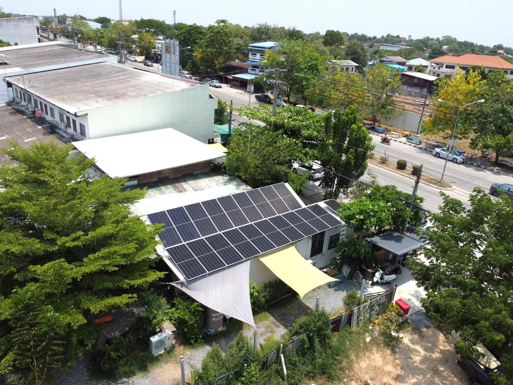 Eversun Portfolio 15kw solarcell Coffeeshop Khonkaen