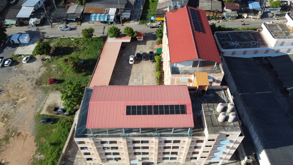 Eversun Portfolio 12 kw solarcell Apartment Saraburi