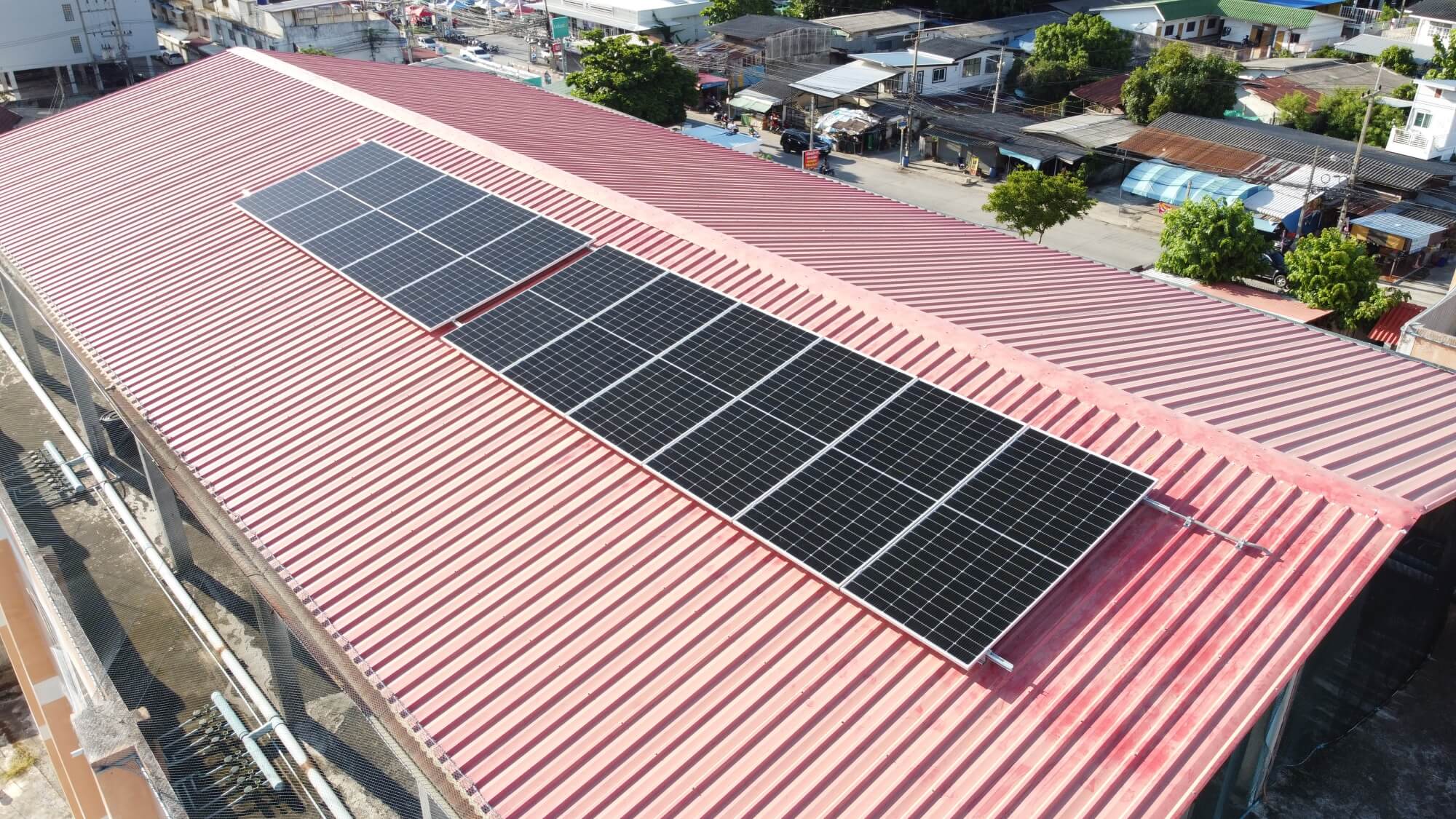 Eversun Portfolio 12 kw solarcell Apartment Saraburi