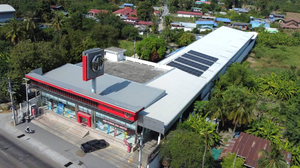 Eversun Portfolio 45kw solarcell Showroom lopburi