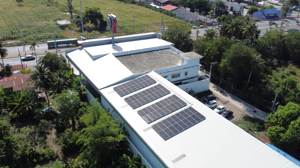 Eversun Portfolio 45kw solarcell Showroom lopburi