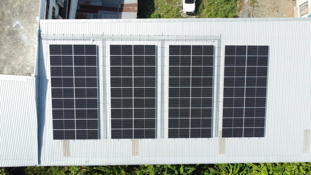 Eversun Portfolio 45kw solarcell Showroom lopburi