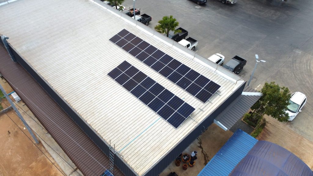Eversun Portfolio 15kw solarcell rooftop PTT Korat